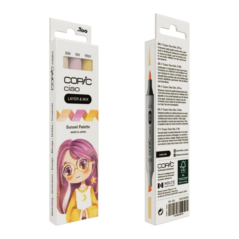 Copic Ciao Layer & Mix Sunset