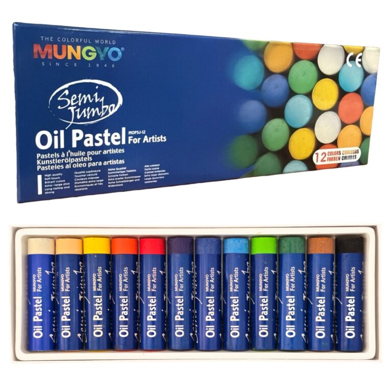 MUNGYO Artist's Jumbo Oil Pastel Set of 12